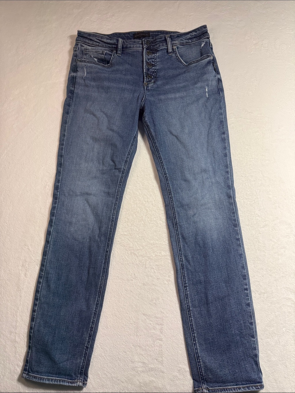 Silver Jeans Women's Straight-Leg Denim in Medium Blue